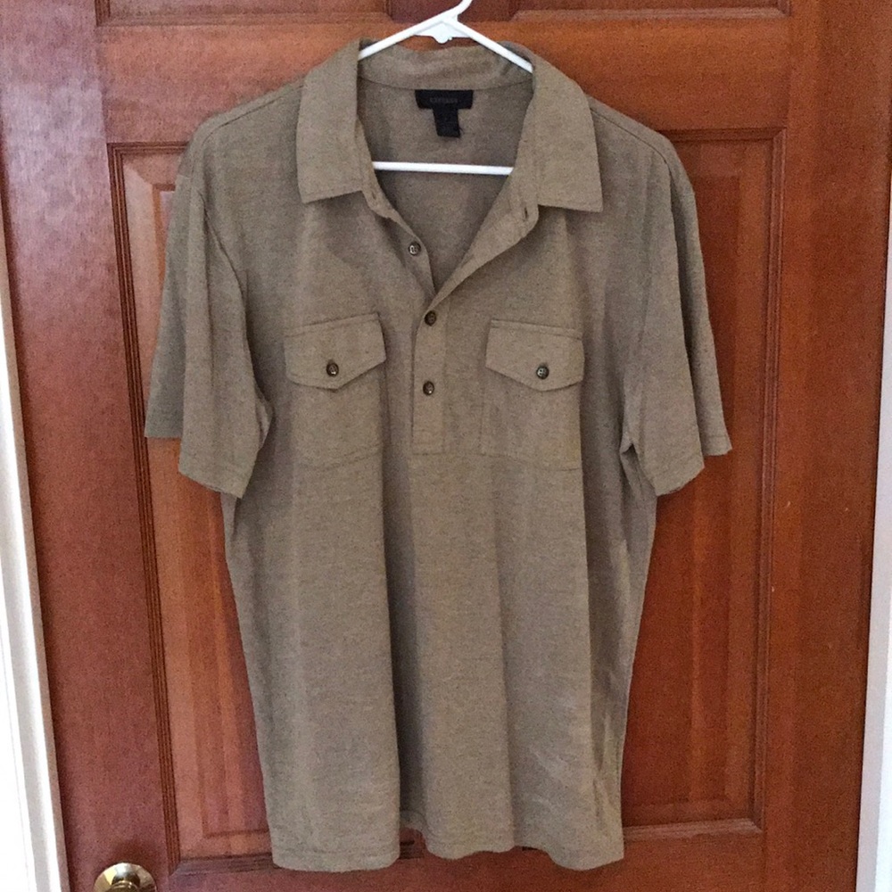 Men’s Large Tan Polo by Express